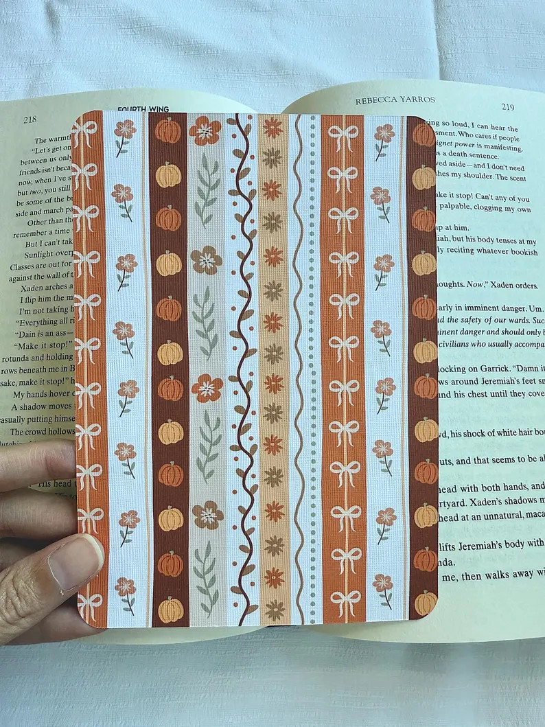 Cozy Fall Kindle Insert | Bookish Decor for Kindle | Pumpkin Spice Reading Accessory | Fall Vibes... | Etsy (US)