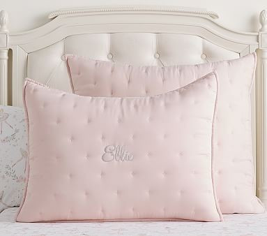 Amelia Tencel(R) Quilt, Standard Sham, Dusty Rose | Pottery Barn Kids