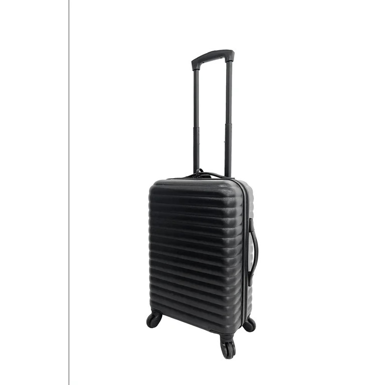 Protege 20Inch Hardside ABS Upright Luggage with 100% ABS Rich Black | Walmart (US)