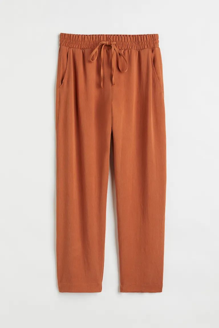 Pull-on Lyocell-blend Pants | H&M (US + CA)