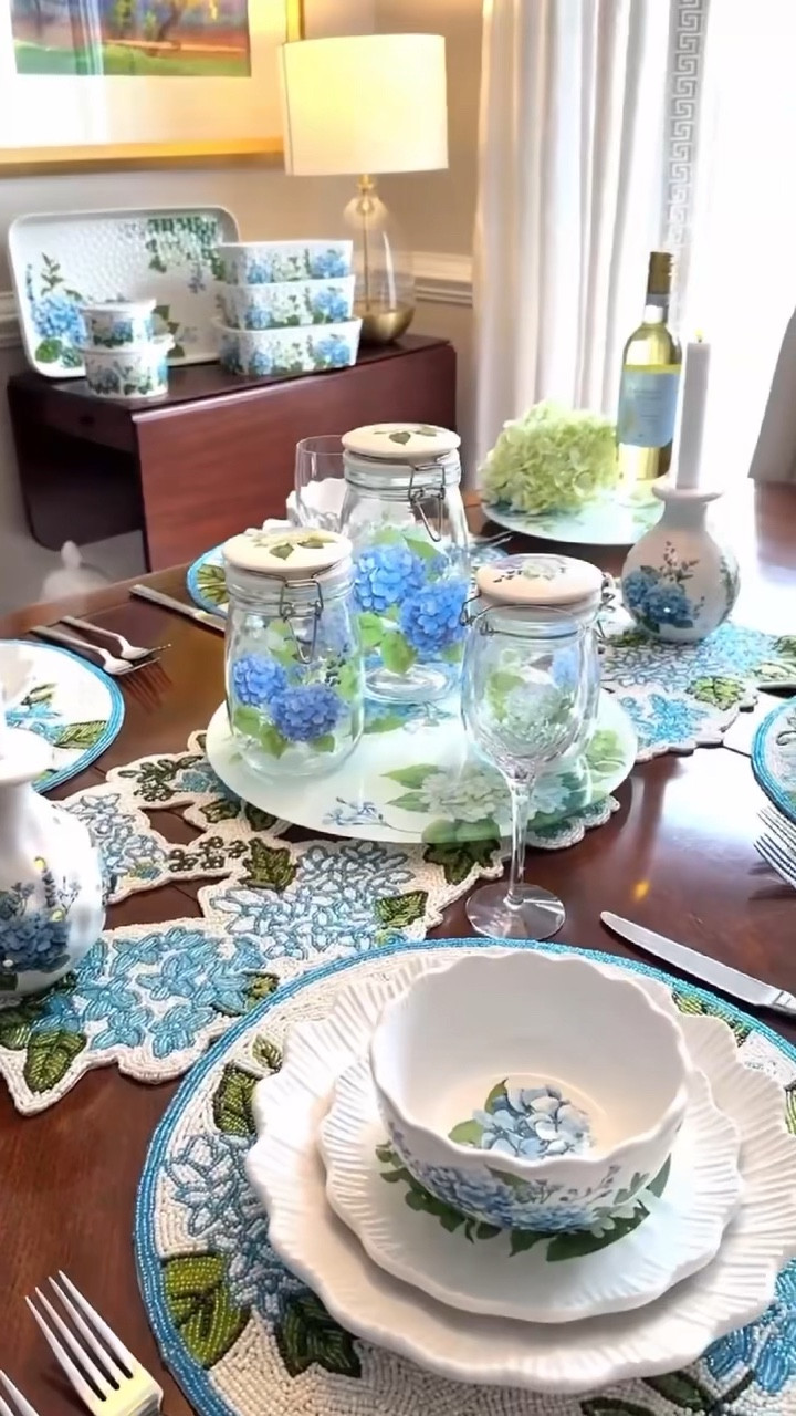 Spring has officially sprung in my home with my Blue Hydrangea collection 🩵💙 I’m loving how these pieces make my table feel fresh, layered, and so inviting! From the textured dinnerware and bakeware to the beaded runners and placemats, all paired with the glowing illuminated accents, each item adds a unique and charming touch. No matter the occasion, this tablescape instantly makes my dining room look brighter and more elevated!

Shop this stunning collection to add the perfect pop of color for your spring gathering!

#LTKHome #LTKfoodie #LTKSeasonal