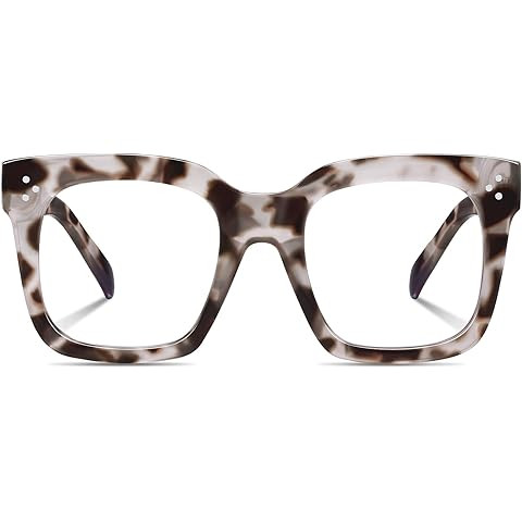 Madison Avenue Blue Light Blocking Glasses Oversized Fashion Blue Light Glasses for Women Anti Ey... | Amazon (US)