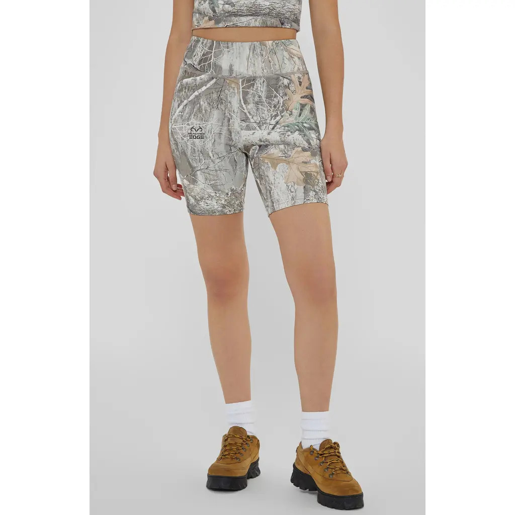 GUESS x RealTree Camo Bike Shorts in Go Realtree Washed Edge at Nordstrom, Size X-Small | Nordstrom
