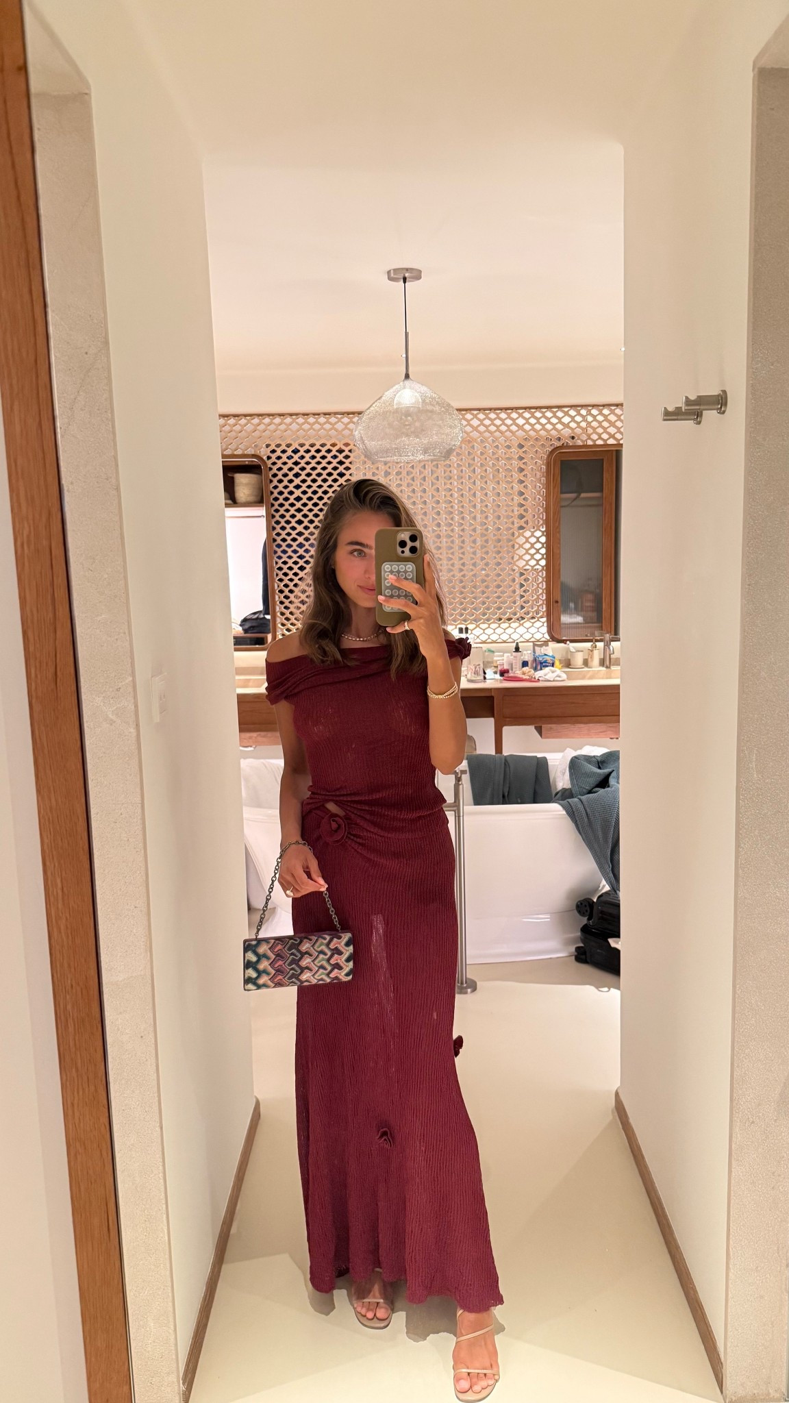 Maygel coronel set 
Vintage missoni bag 
Khaite shoes 