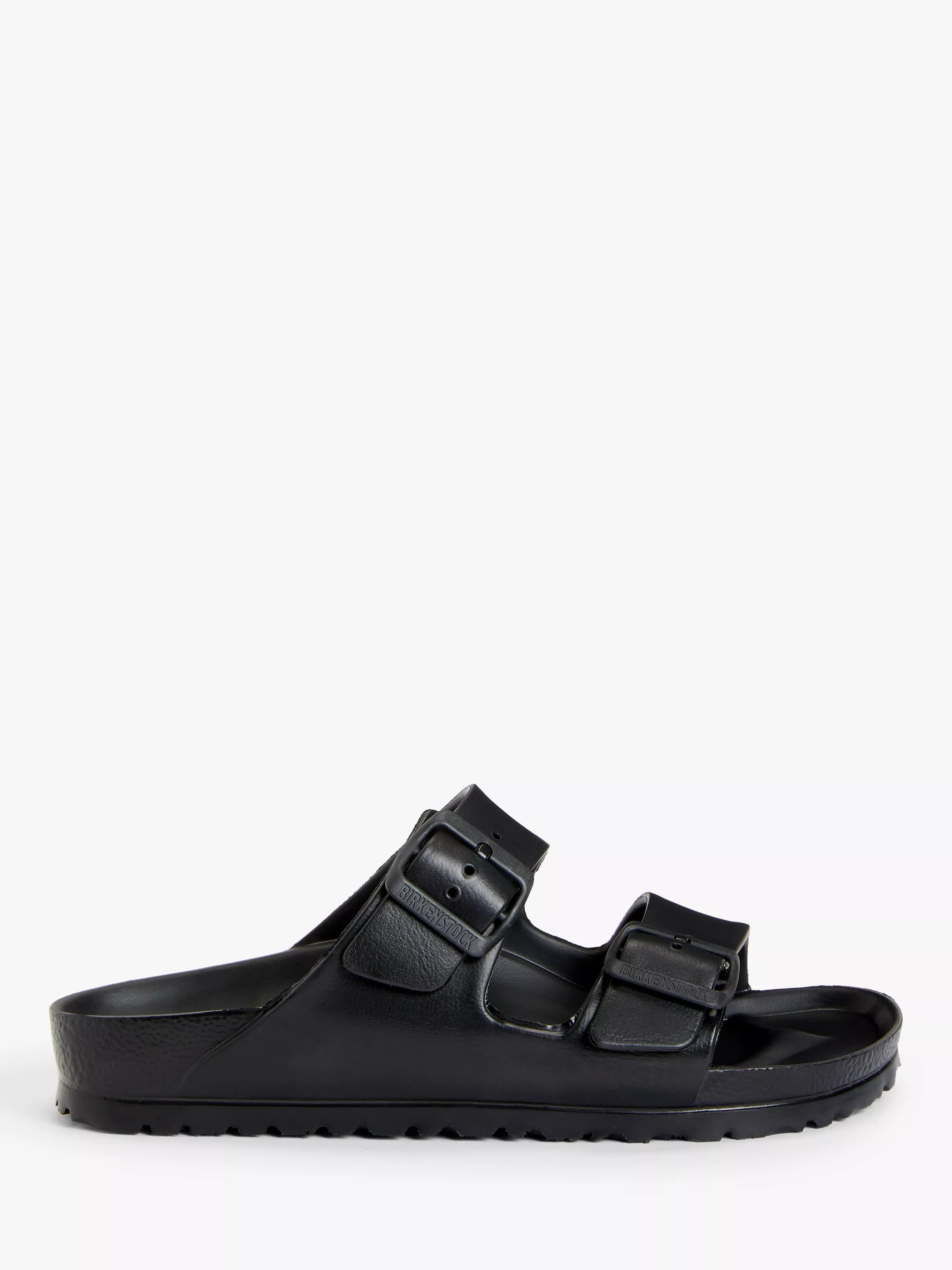 Arizona EVA Double Strap Narrow Fit Sandals, Black | John Lewis (UK)