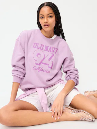 Oversized Graphic Sweatshirt | Old Navy (US)