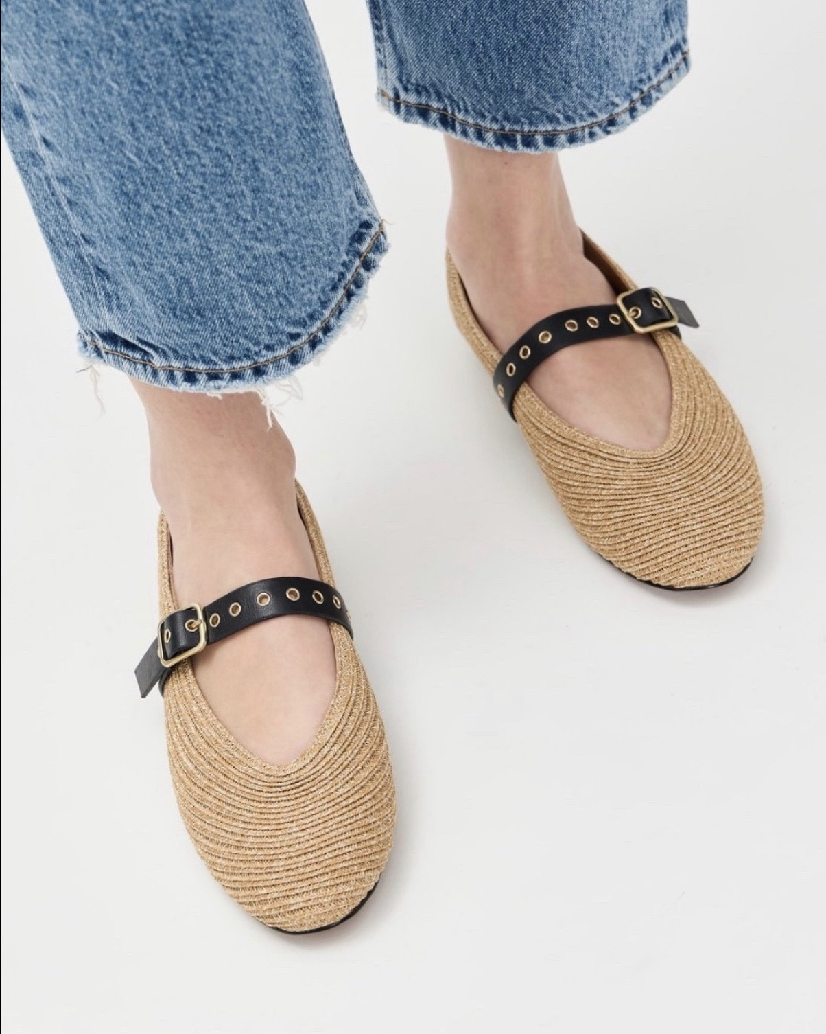 Gold flats 
Spring shoes 

#LTKSeasonal
