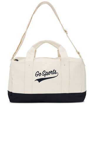 Favorite Daughter Go Sports Duffle Bag in Natural Navy Blaze from Revolve.com | Revolve Clothing (Global)