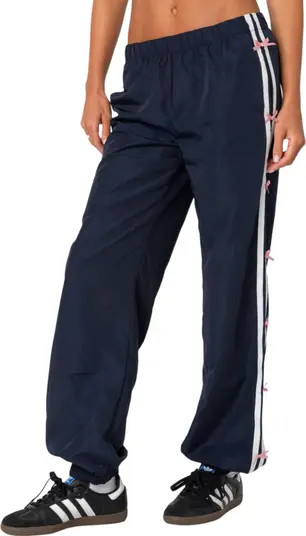 EDIKTED Bow Stripe Track Pants | Nordstrom | Nordstrom
