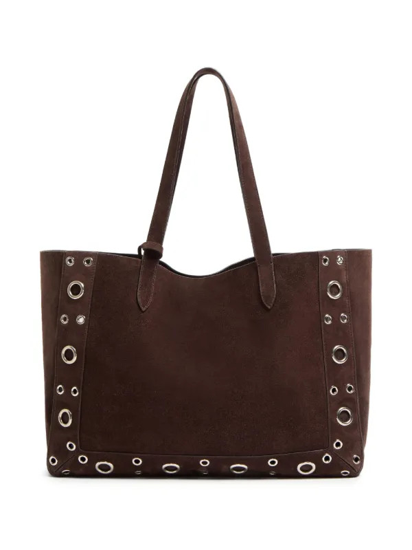 Valentino Garavani Medium Nellcôte Tote Bag | Brown | FARFETCH | Farfetch Global