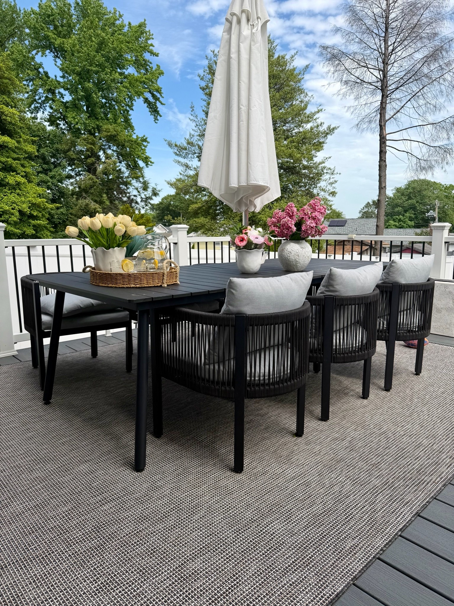 Backyard deck refresh. I built this entire outdoor space around this Galey Alix x Livabliss rug and I’m obsessed with how warm and elevated it made everything feel. The textures and tones instantly made the patio feel like a true extension of my home 🤍

Everything is linked on my LTK and available at @wayfair @livabliss @galeyalix  ✨

#ad #wayfairpartner #galeyalixxlivabliss #galeyalix #livabliss #wayfair