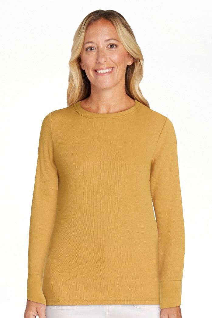 Scenario Women's and Women's Plus Rib Tee with Long Sleeves, Sizes XS-4X | Walmart (US)