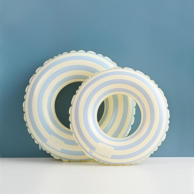 Thickened Striped Swimming Ring Water Wing Double airbag Swimming Ring | Amazon (US)