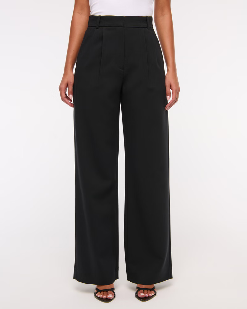 A&F Sloane Tailored Wide Leg Pant | Abercrombie & Fitch (US)