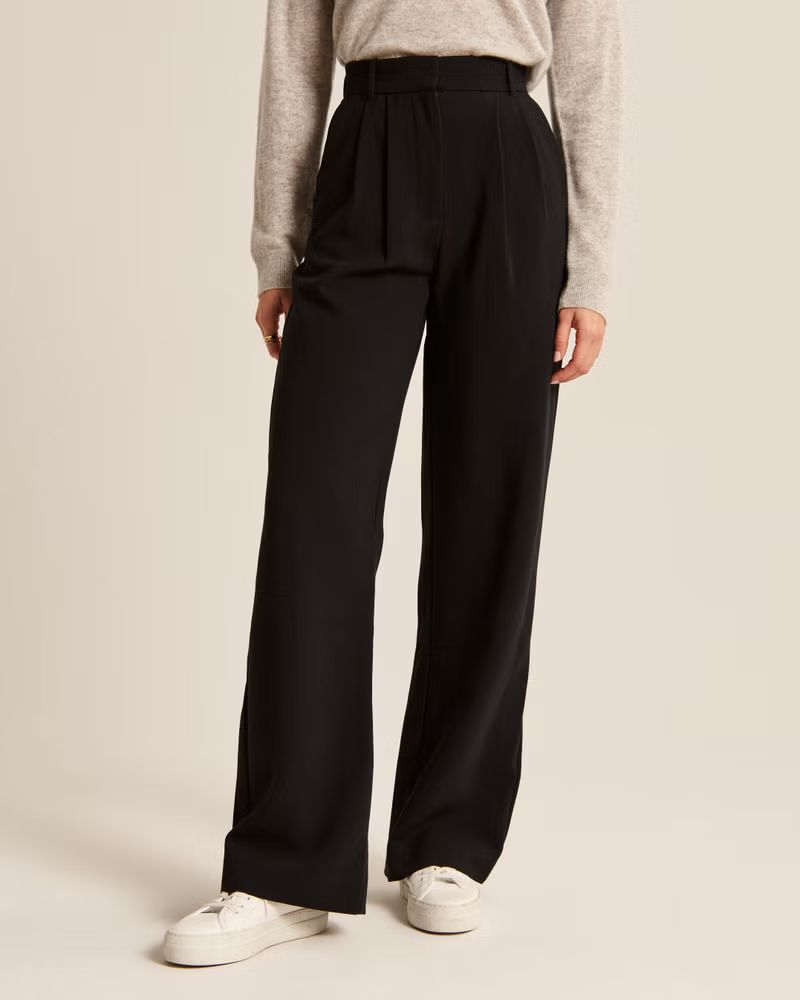 Women's A&F Sloane Tailored Pant | Women's Clearance | Abercrombie.com | Abercrombie & Fitch (US)