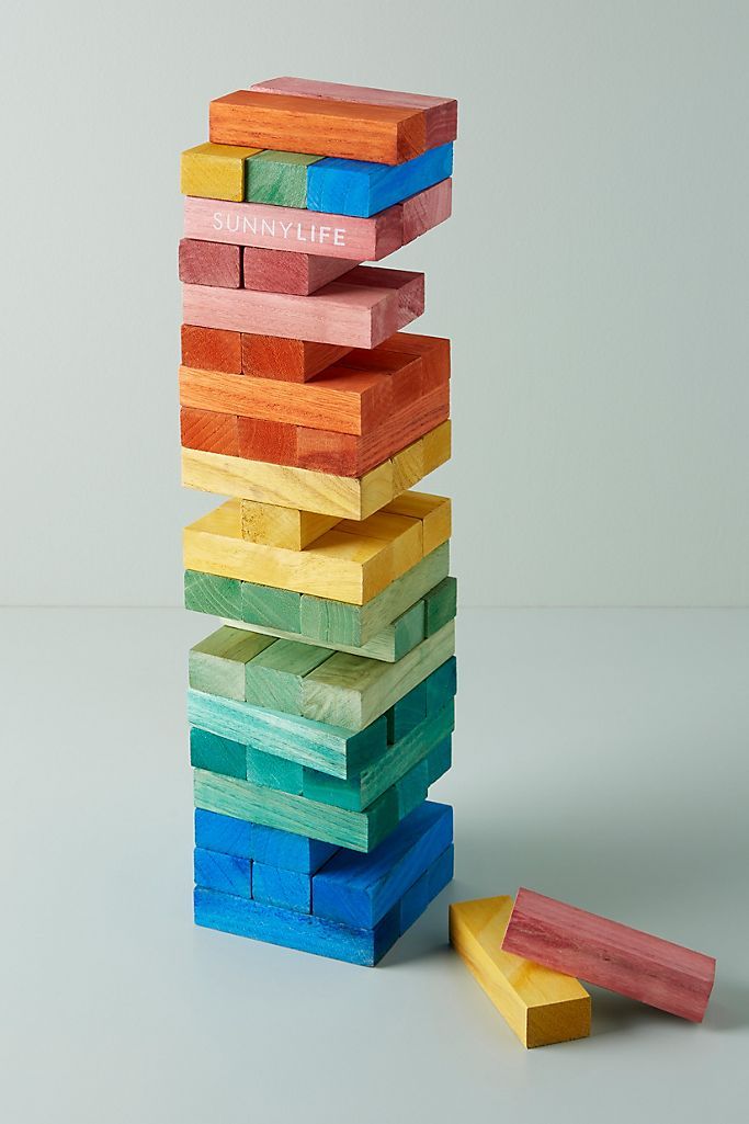 Sunnylife Giant Jumbling Tower Game | Anthropologie (US)