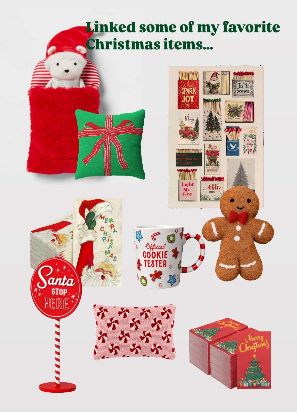 Some of my favorite Christmas items  

#LTKSeasonal #LTKHoliday #LTKHome