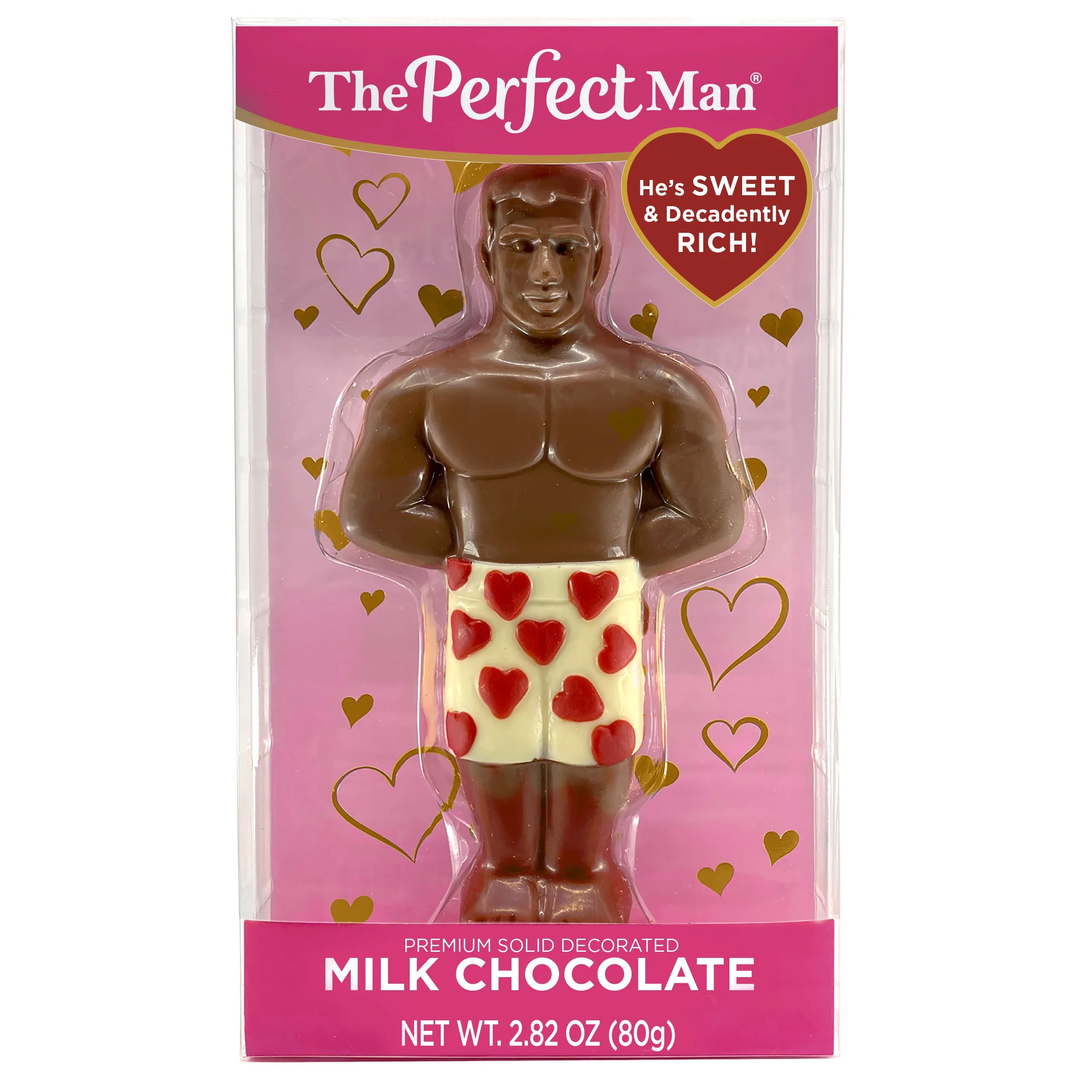 Perfect Man Decorated Chocolate Valentines Gift, 2.82 oz, (80g) | Walmart (US)