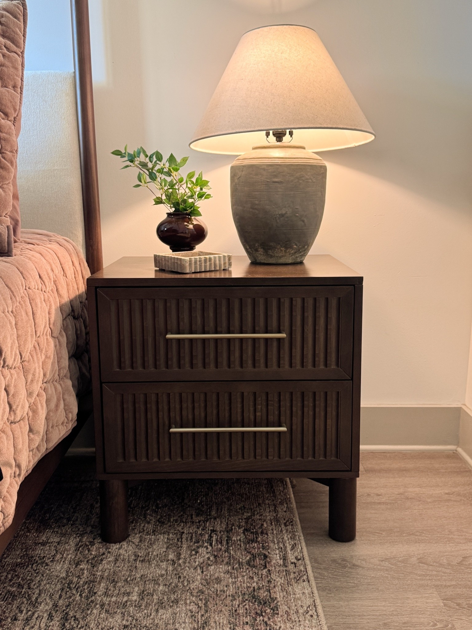 These are the most gorgeous walnut nightstands and soooo affordable!

#LTKHome #LTKSaleAlert