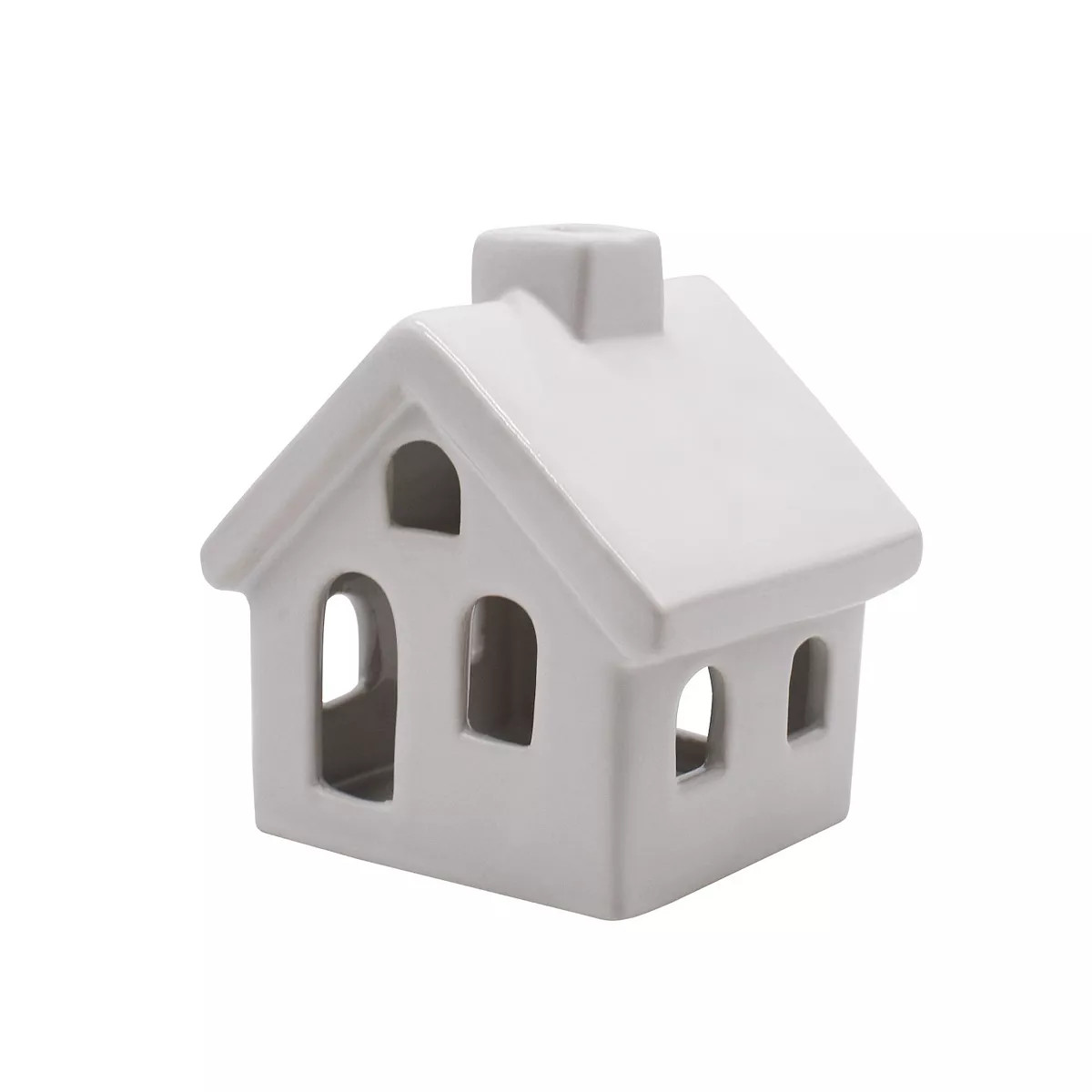 St. Nicholas Square® Small White Ceramic House Tealight Holder | Kohl's
