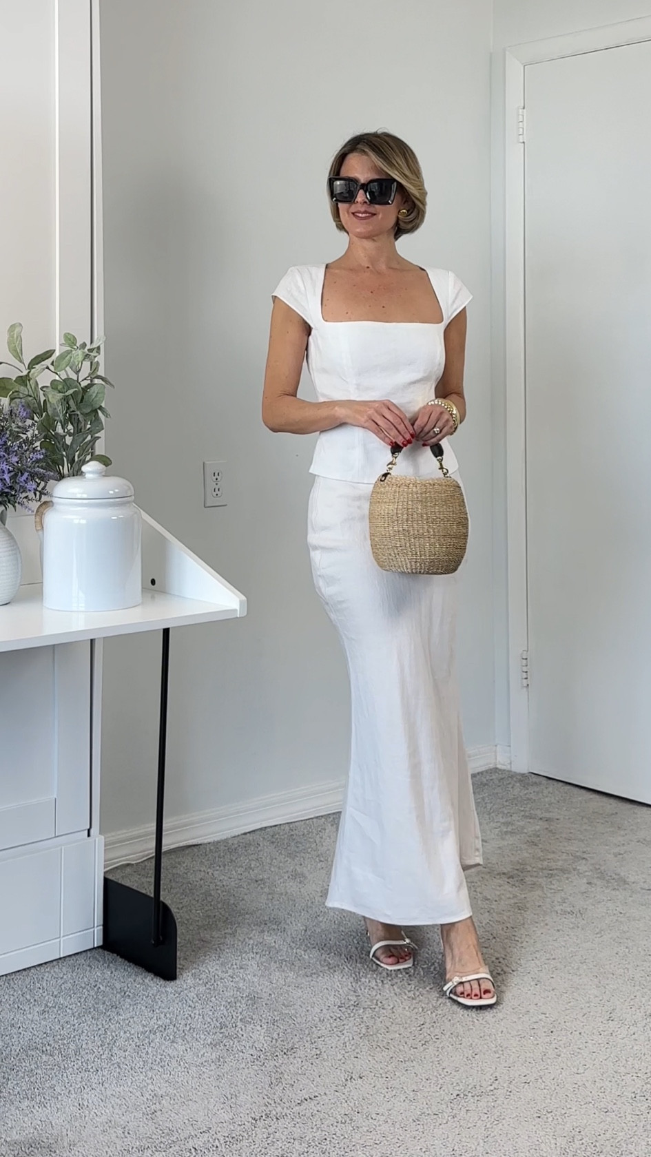 I found the top a little big.    I wear a 34/A and the top is an XS.   

All else true to size 

#LTKItBag #LTKFindsUnder100 #LTKSeasonal