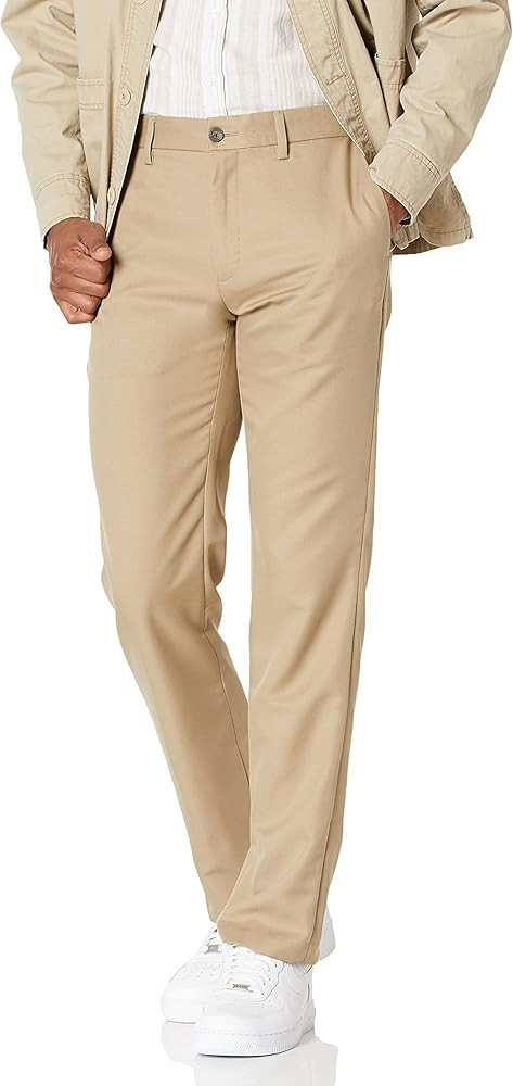 Amazon Essentials Men's Slim-Fit Flat-Front Dress Pant | Amazon (US)