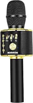 BONAOK Wireless Bluetooth Karaoke Microphone, 3-in-1 Portable Handheld Mic Speaker Machine for Al... | Amazon (US)