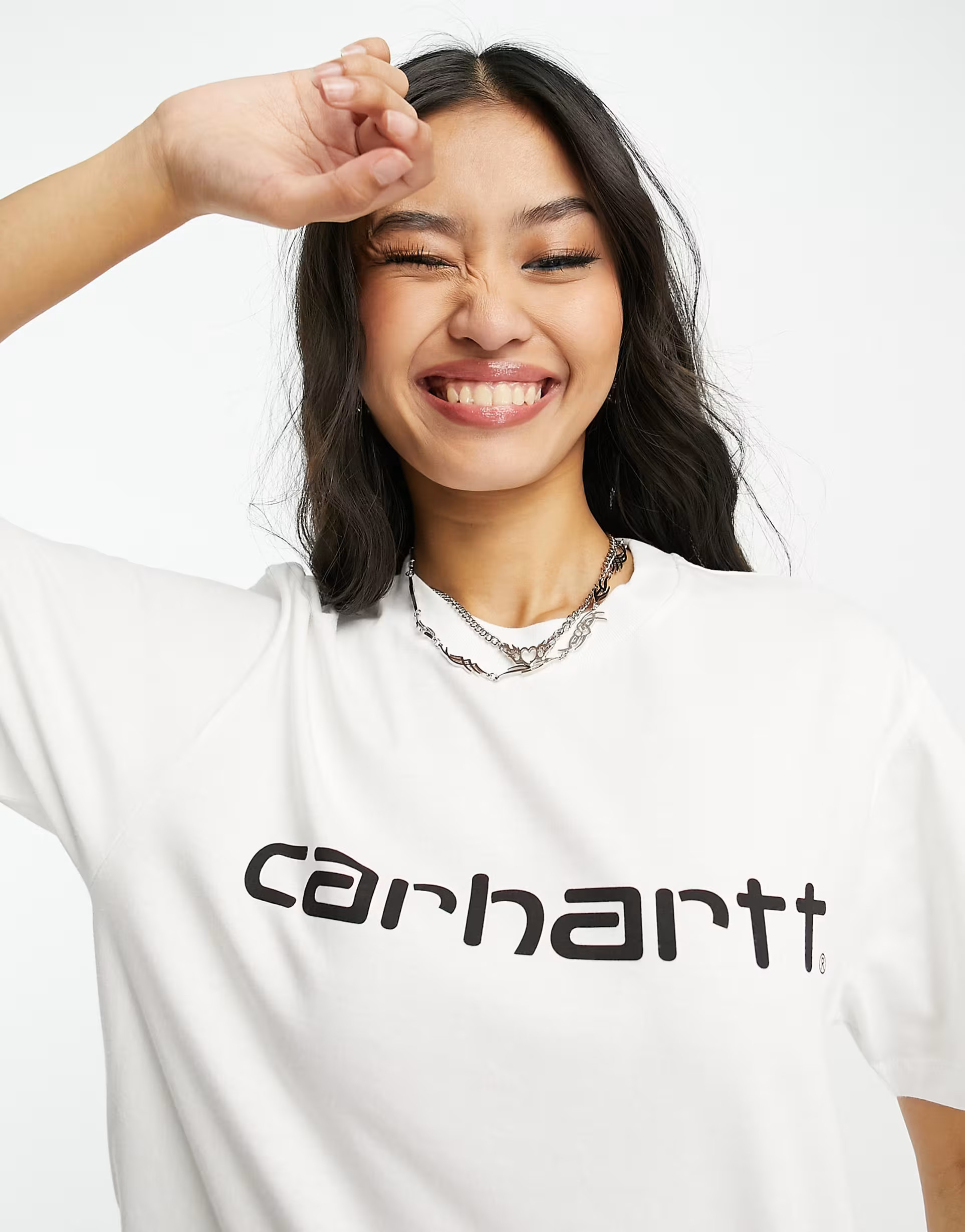 Carhartt WIP script t-shirt in white | ASOS (Global)