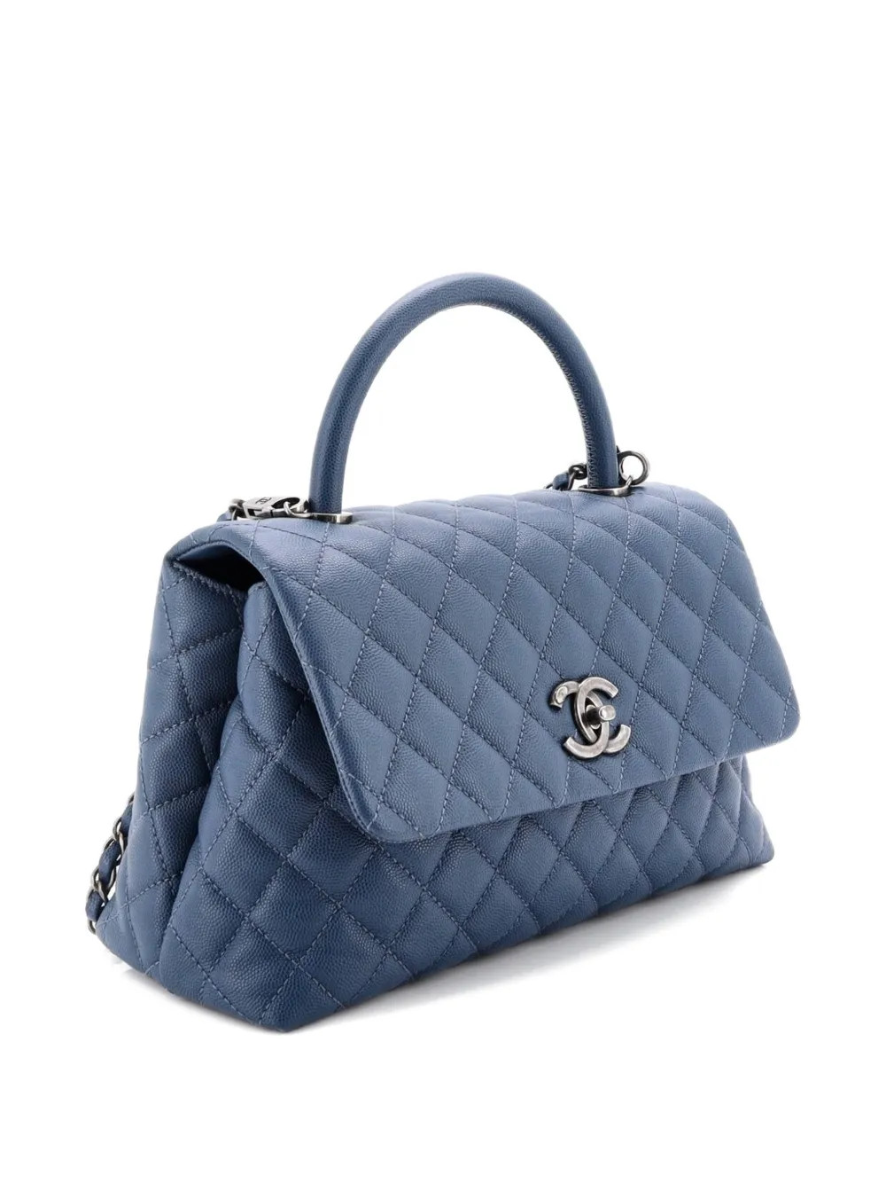 Coco Top Handle Bag Quilted Caviar Small crossbody bag | Farfetch Global