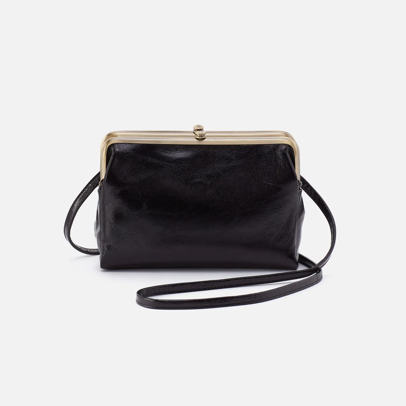 Lauren Crossbody in Patent Leather - Spruce Patent | HOBO Bags
