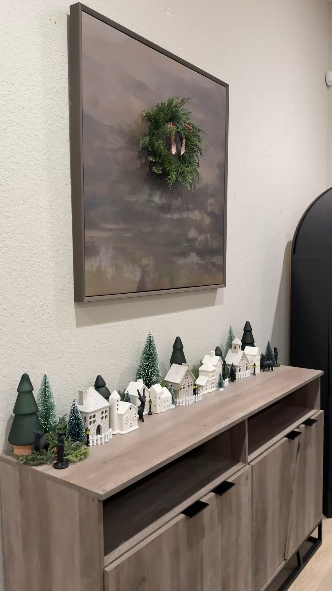 Christmas tree village but make it aesthetic 🤭🎄 

#LTKHome #LTKHoliday