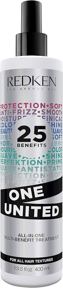 Redken One United Leave In Conditioner | Multi-Benefit Hair Treatment | Detangles, Nourishes, & S... | Amazon (US)