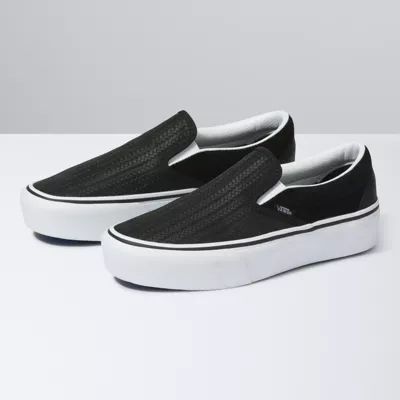 Suede Emboss Classic Slip-On Platform | Shop Womens Shoes At Vans | Vans (US)