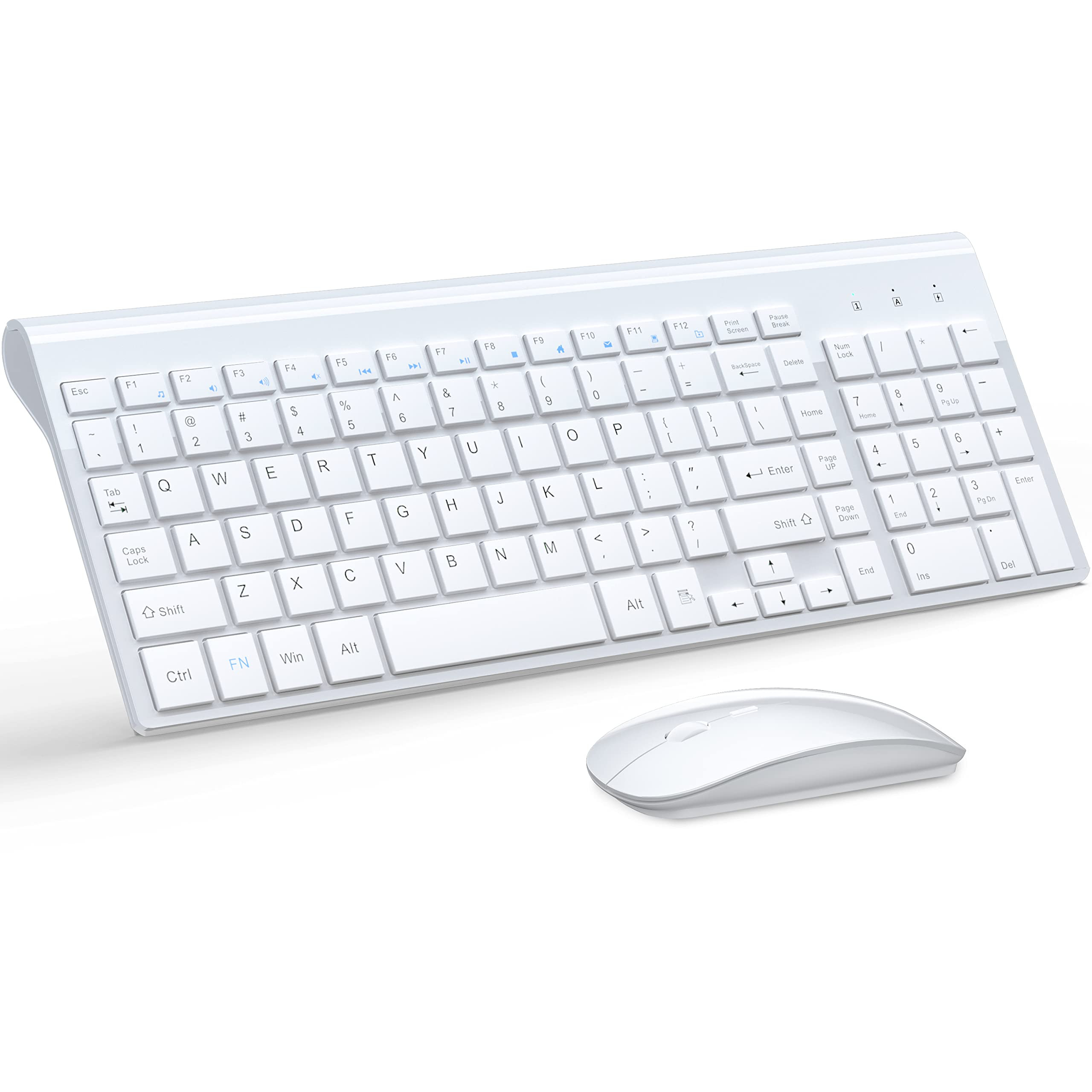 Wireless Keyboard and Mouse Ultra Slim Combo, TopMate 2.4G Silent Compact USB 2400DPI Mouse and S... | Amazon (US)