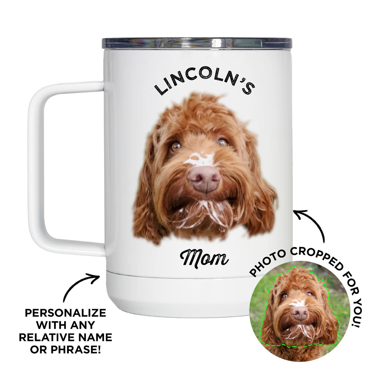 Personalized Pet Travel Mug | Type League Press