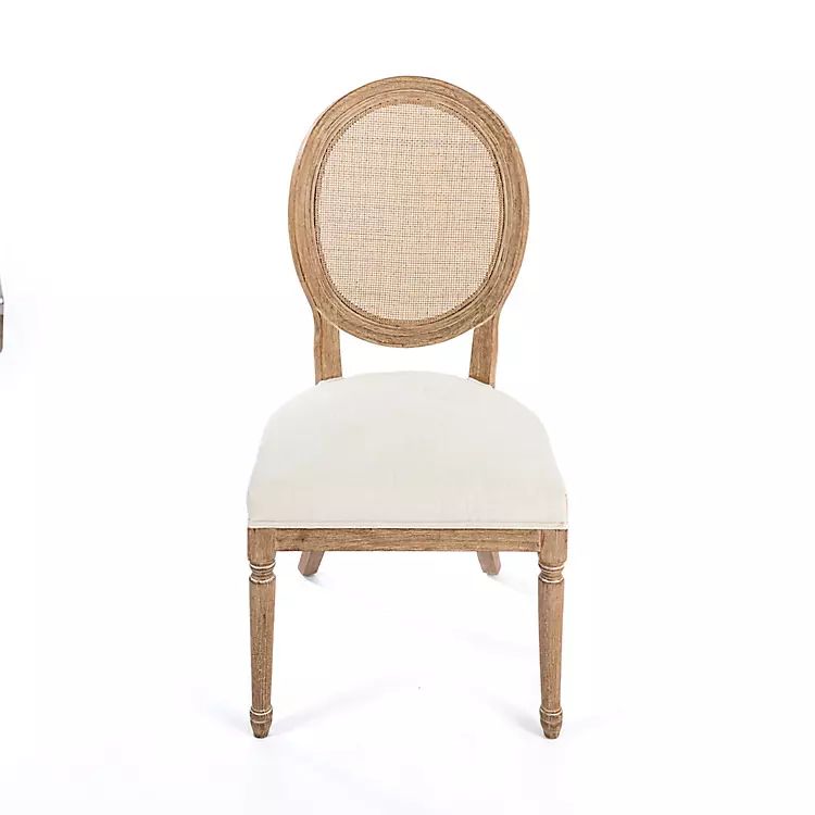 Louis Cane & Cream Upholstered Dining Chair | Kirkland's Home