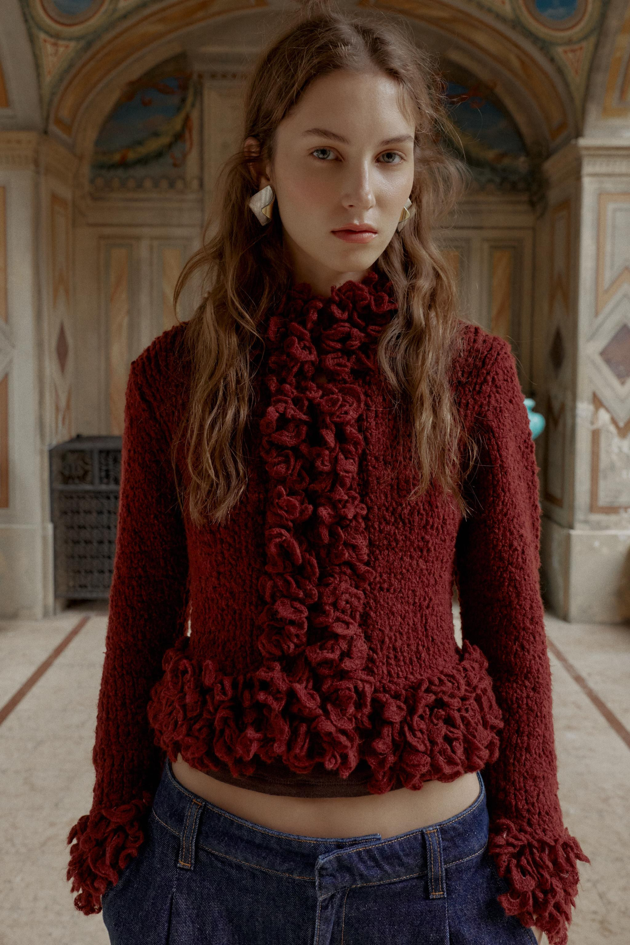 FRINGED KNIT CARDIGAN | Zara US