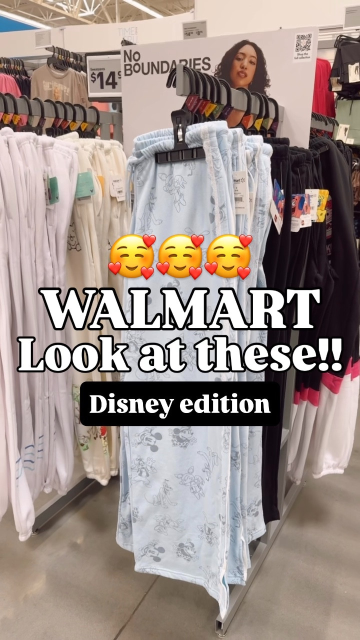 Adorable new Disney drop at Walmart!! So perfect to cuddle up & watch your favorite classic! 🍿🎥

Mickey Mouse
Winnie the Pooh Bear 
Sweat pants
Walmart
Disney 
New arrivals 


#walmartpartner #disneystyle #sweatpants #mickeymouseparty #walmartfinds 