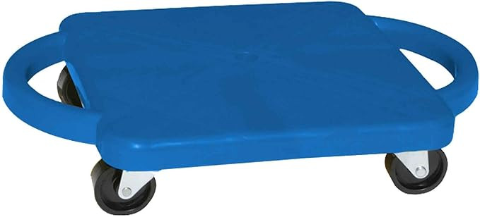 Fun and Function Plastic Scooter Board with Handles 12”, Blue | Amazon (US)