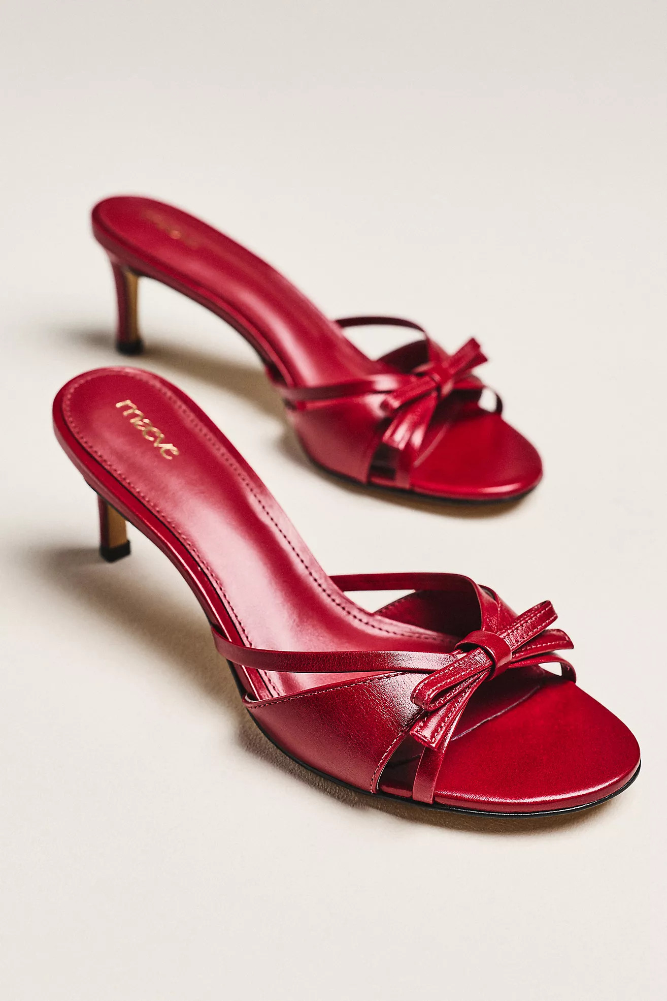 Maeve Bow Strappy Sandals | Anthropologie (US)