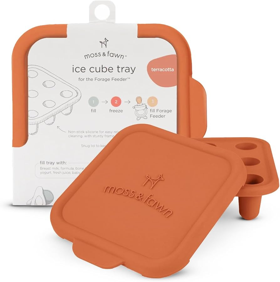 Ice Cube Tray, Forage Feeder Freezer Mold for Breast Milk, Formula, Bone Broth, Purees, and Baby ... | Amazon (US)