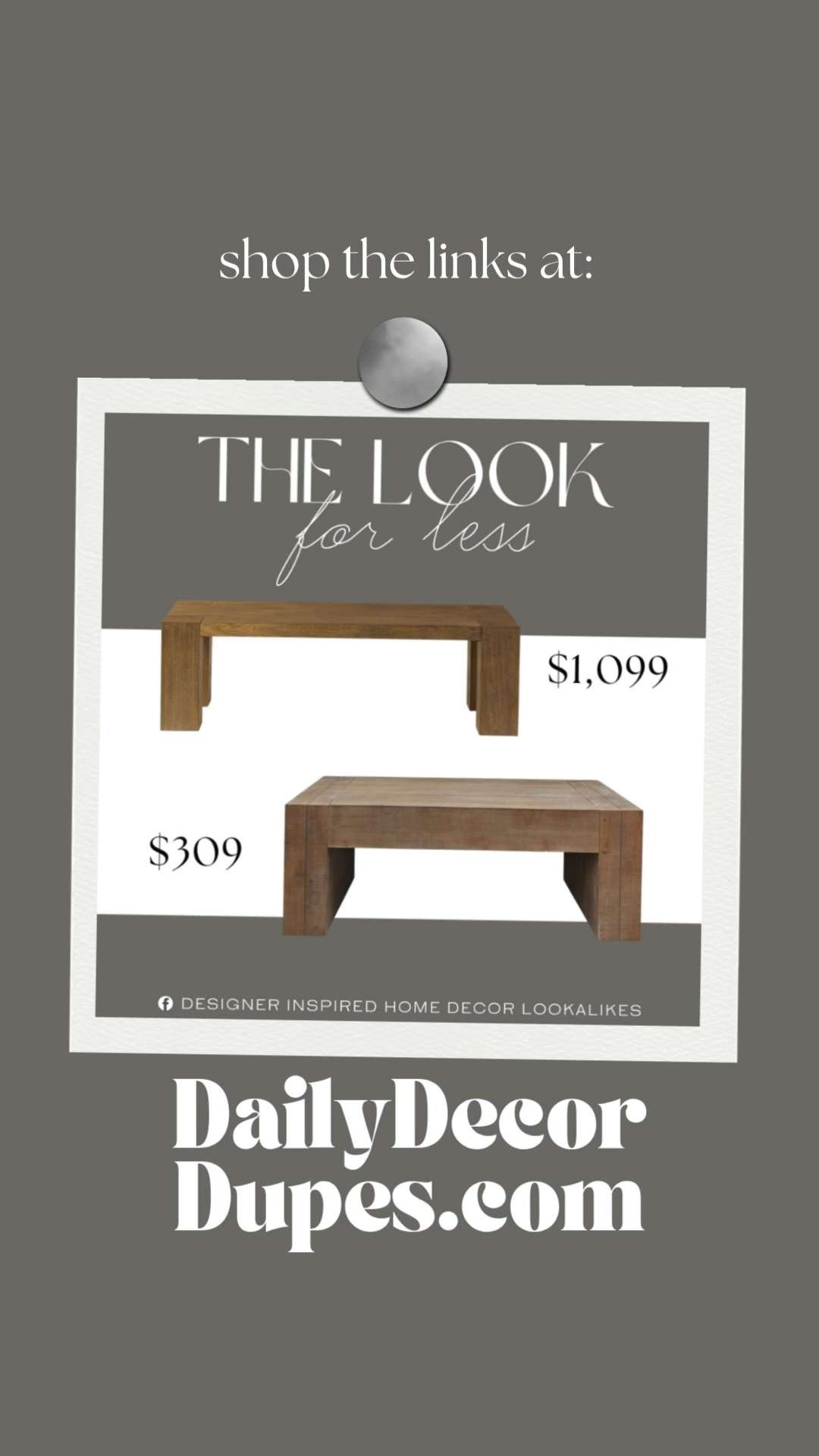 Inspired by Pottery Barn Coffee Table. Rectangular Coffee Table. Rustic Wood Coffee Table. Natural Wood Center Table. Vintage Rustic Living Room Table. Affordable Wood Coffee Table. Wood Statement Table. 

Home more affordable option find copy cat similar look for less budget friendly affordable cheap cheaper beautiful pretty. Clearance sale coupon code discount code promo code luxury lookalike look a like Inspo inspiration inspired by idea ideas Love like these? I share multiple every day in my FB group.
#potteybarninspired #coffeetable #livingroomtable #centertable #rectangularcoffeetable #farmhousefurniture #rustictable 

 #LTKSeasonal #LTKHome