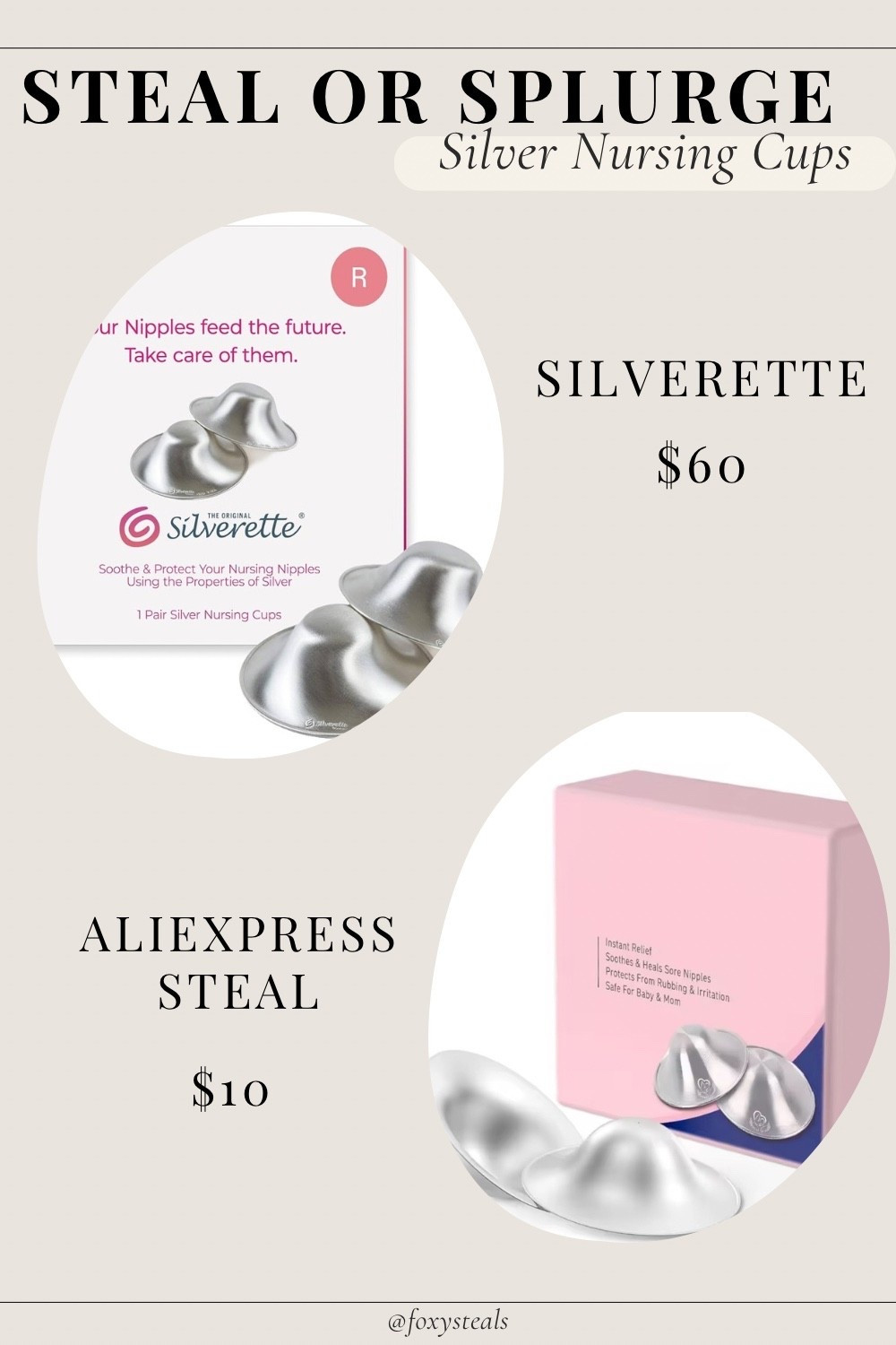 Looking for an affordable alternative to Silverette nursing cups? This dupe provides gentle nipple protection, comfort, and healing support for breastfeeding moms—without the high price tag. Perfect for postpartum recovery, pumping, or everyday nursing. Tap to shop this budget-friendly solution 🦊✨ #Breastfeeding #NursingCupDupe #MomLife #AffordableMomGear #PostpartumEssentials

#LTKBaby #LTKFamily #LTKBump