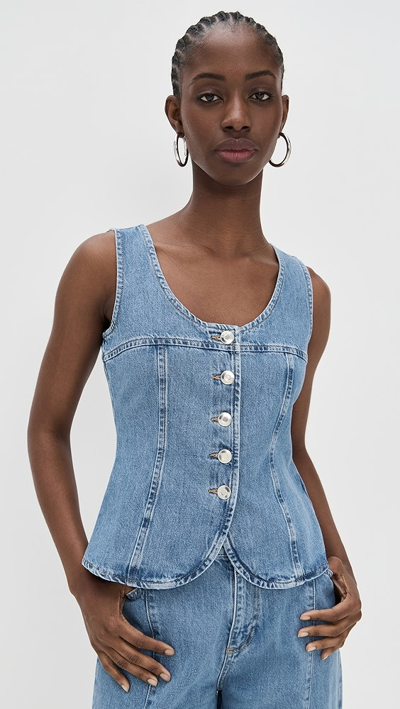 ALIGNE Ariella Denim Top | Shopbop | Shopbop