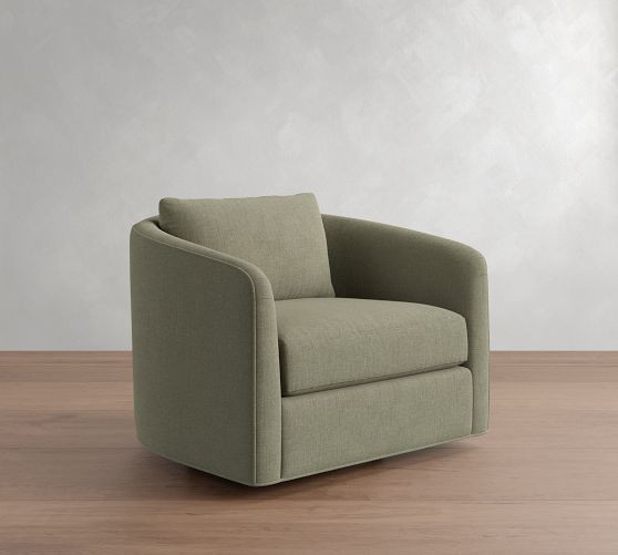 Remmy Swivel Chair | Pottery Barn (US)