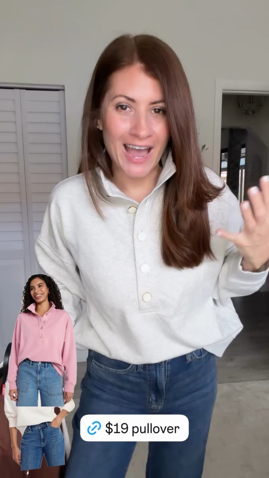 Obsessed with these $19 pullovers from Walmart! Come in a handful of different colors and I sized up to a medium but a small wood if it is fine!

#LTKOver40 #LTKSeasonal