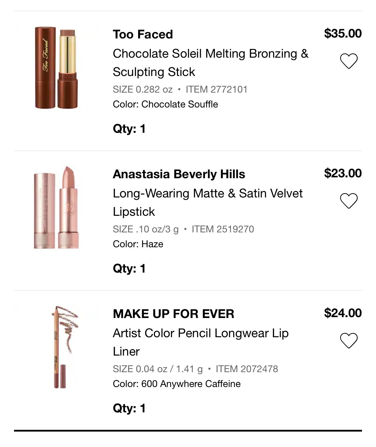 what I got from the Sephora sale! didn’t really need much to be quite honest - but I’ve been really into bronzer sticks lately! this Anastasia lipstick is a repeat, but trying a new color!


#LTKFindsUnder50 #LTKBeauty #LTKSaleAlert