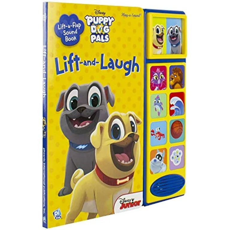 Disney Junior Puppy Dog Pals: Lift-And-Laugh Lift-A-Flap Sound Book (Other) - Walmart.com | Walmart (US)