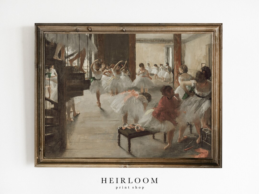 Ballerina PRINTABLE ART | Dancer Decor | Vintage Digital Print | Dancers | Etsy (US)