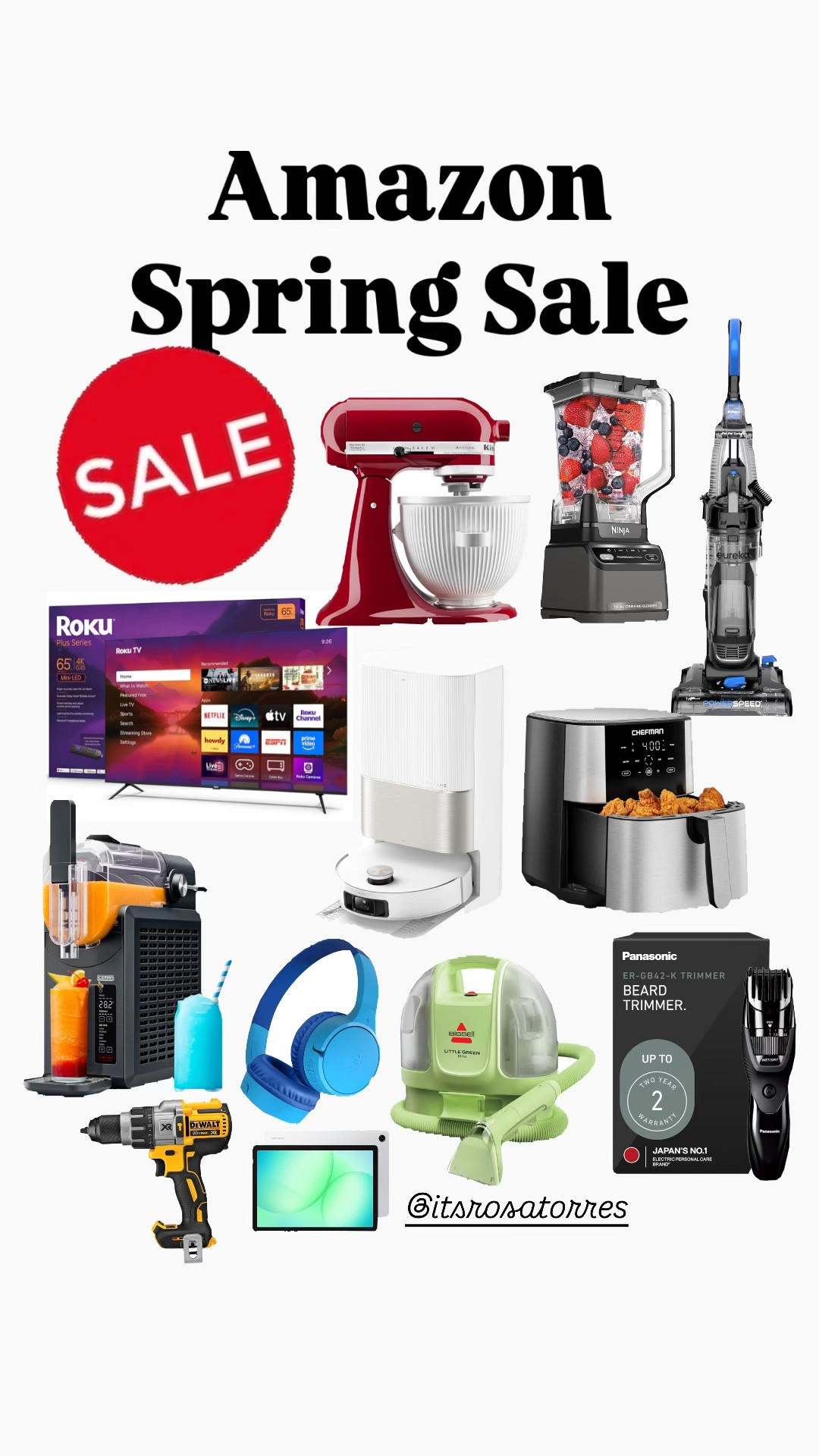 Amazon Spring SALE is here and these will sell out fast!!!! Grab before they are gone!!! Such a good sell if your eye one of these it’s your sign to get it! I know I have a few my eyes in some items. 

#amazonsale #homesale #tv #amazonfunds #amazon #kitchensale 

#LTKSeasonal #LTKSaleAlert #LTKHome
